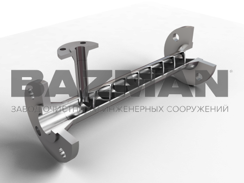 Смеситель статический трубный