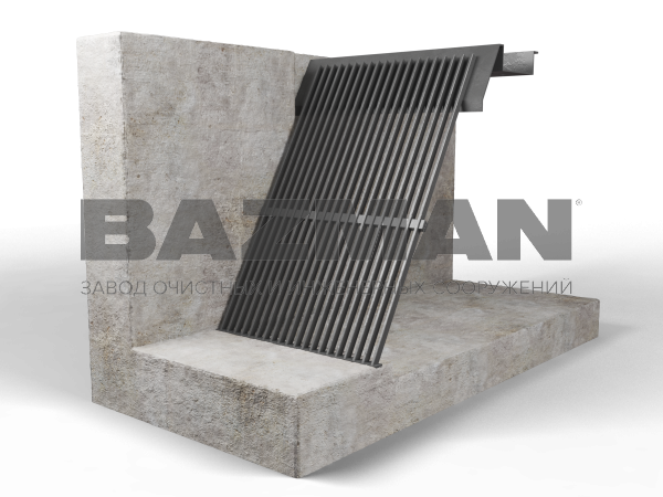 Решетка с ручной очисткой